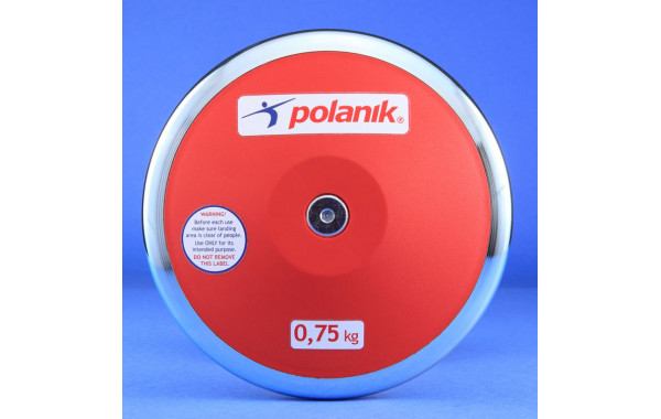 Диск тренировочный, пластиковый 1 кг Polanik TPD11-1 600_380