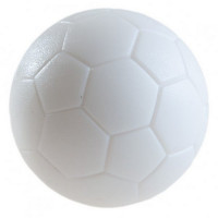 Мяч для настольного футбола WBC текстурный пластик, D 36мм AE-02 белый