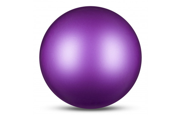Мяч для художественной гимнастики d15см Indigo ПВХ IN315-VI фиолетовый металлик 600_380