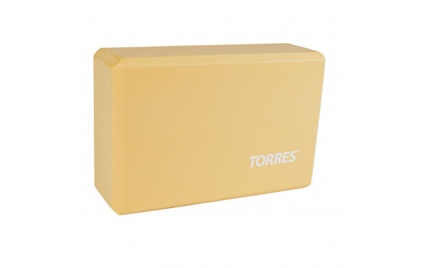 Блок для йоги Torres материал ЭВА, 8x15x23 см YL8005B песочный 600_380