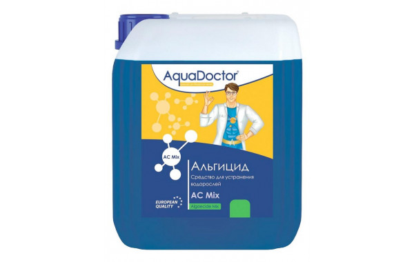 Альгицид,1л бутылка, жидкость для шоковой борьбы с водорослями, бактериями AquaDoctor AQ21650 600_380