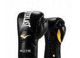 Перчатки тренировочные Everlast Elite Pro черные 18 oz P00000679 18 BK