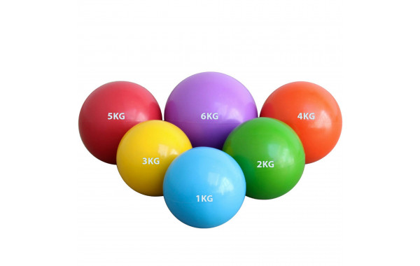 Медбол 4 кг, d17см Sportex HKTB9011-4 фиолетовый 600_380