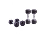 Гексагональные гантели 17,5кг Live Pro Hex Dumbbell LP8005-17.5, пара