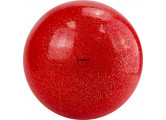 Мяч для художественной гимнастики d19см Torres ПВХ AGP-19-04 красный с блестками