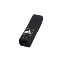 Пояс для тхэквондо Adidas Competition Black Belt 220см adiTBB02 черный