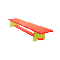 Скамейка для детского сада цветная 1000 мм Dinamika ZSO-002333