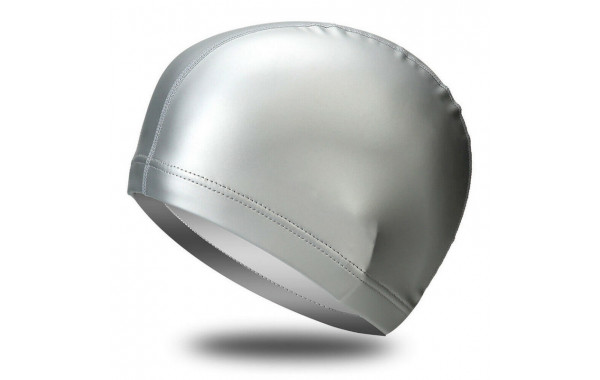 Шапочка для плавания Sportex одноцветная B31516-9 (Серебро) 600_380