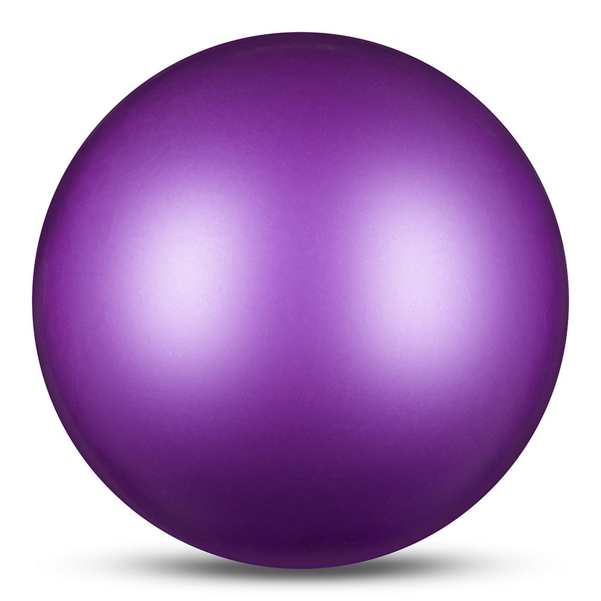 Мяч для художественной гимнастики d15см Indigo ПВХ IN315-VI фиолетовый металлик 2000_2000