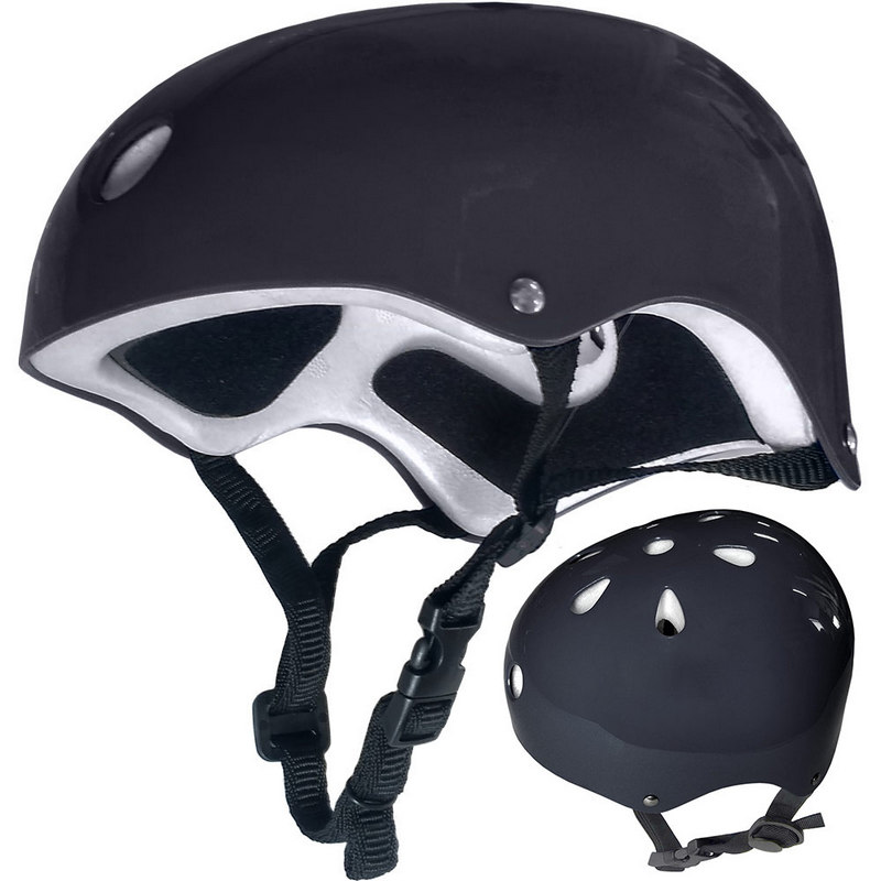 Шлем защитный Sportex универсальный JR F11721-1 (черный) 800_800