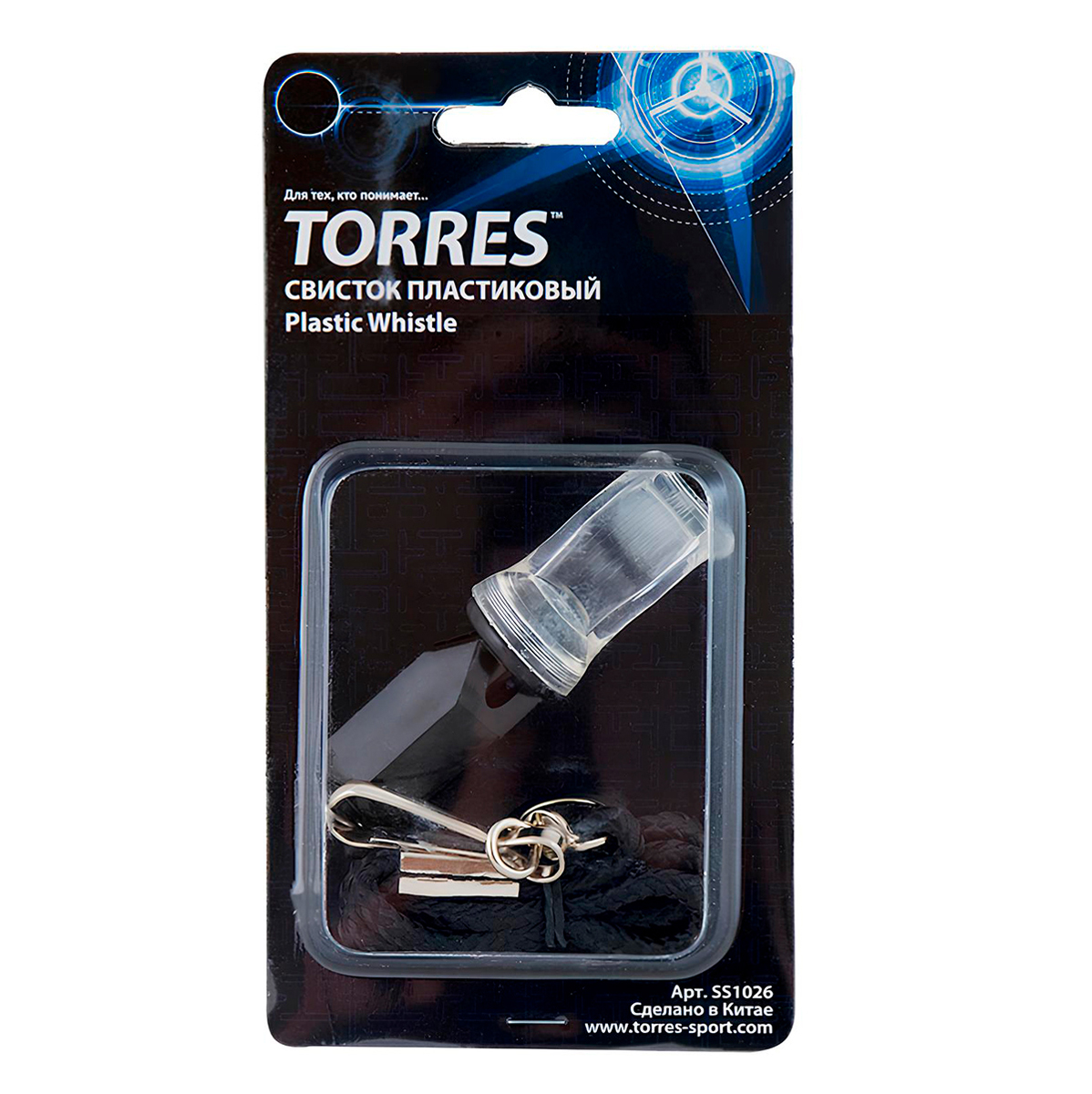 Свисток пластиковый без шарика Torres SS1026 1198_1200