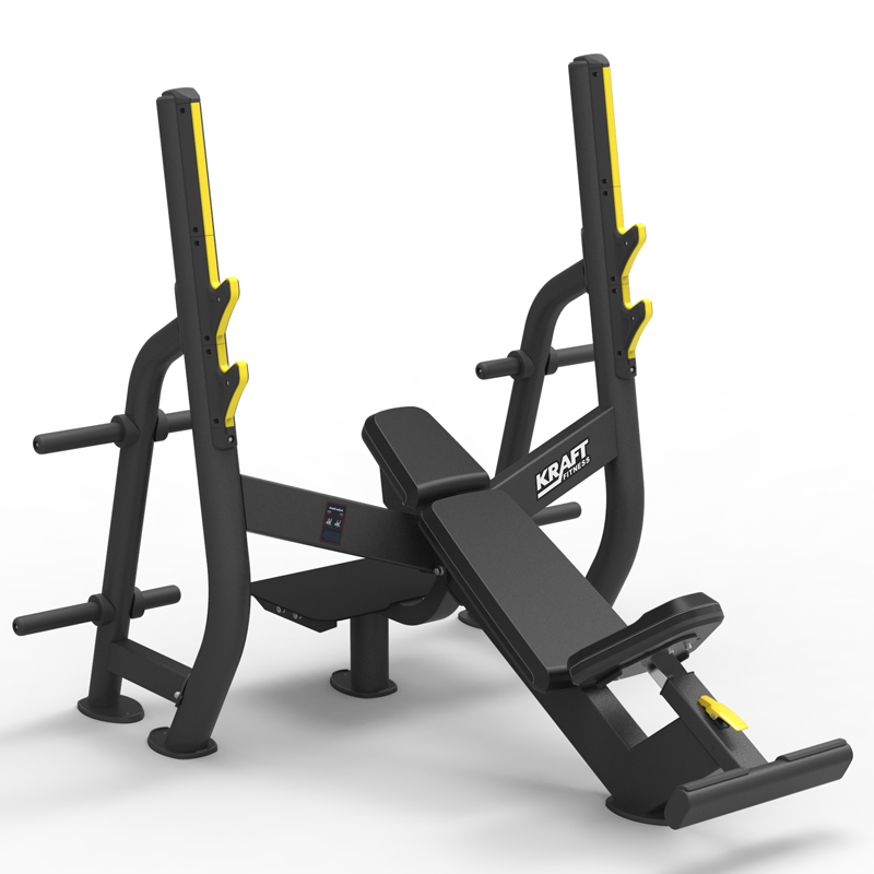 Олимпийская наклонная скамья Kraft Fitness линия TWIN KFOIBY 800_800