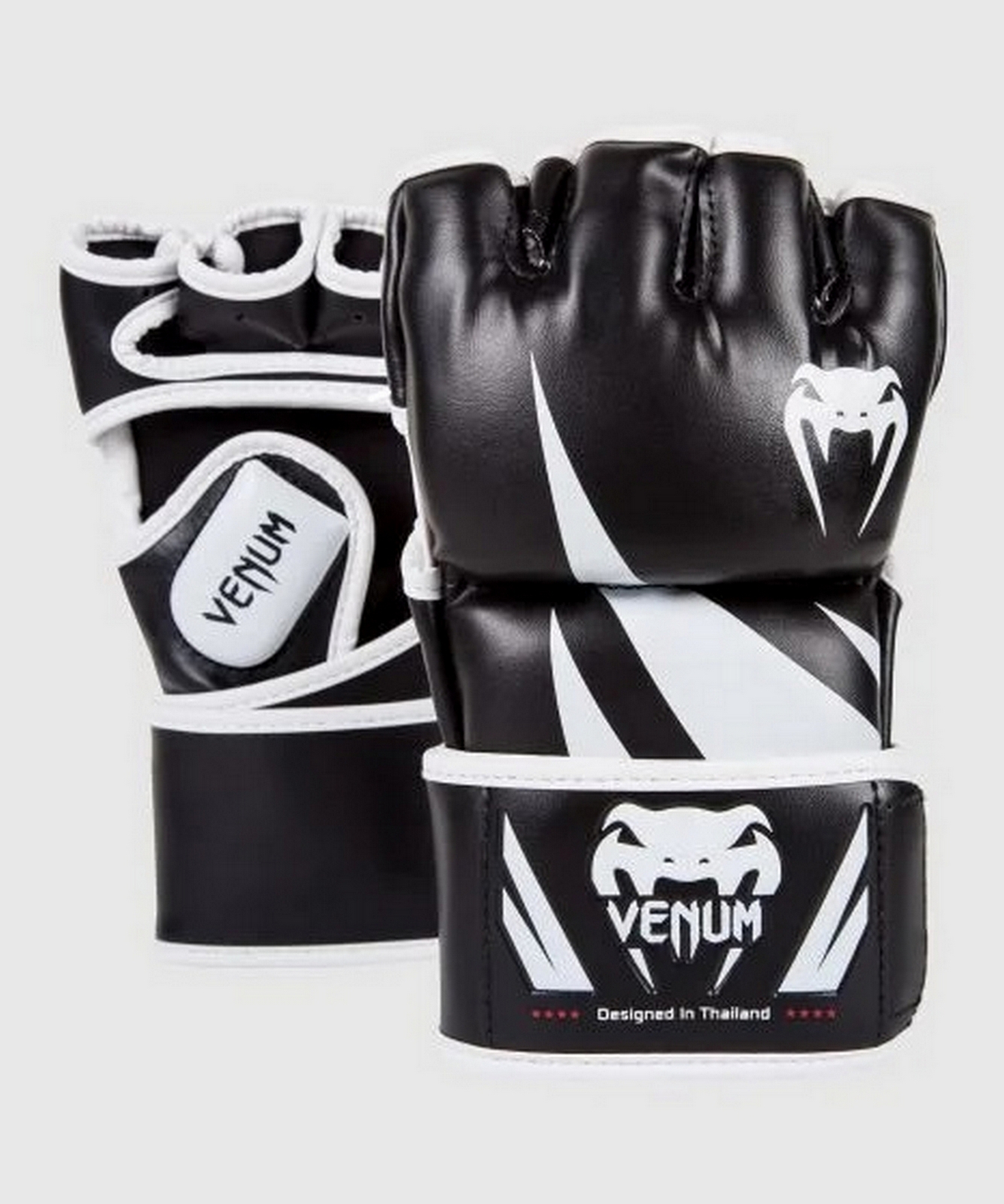 Перчатки MMA Venum Challenger 0666 черный\белый 1334_1600