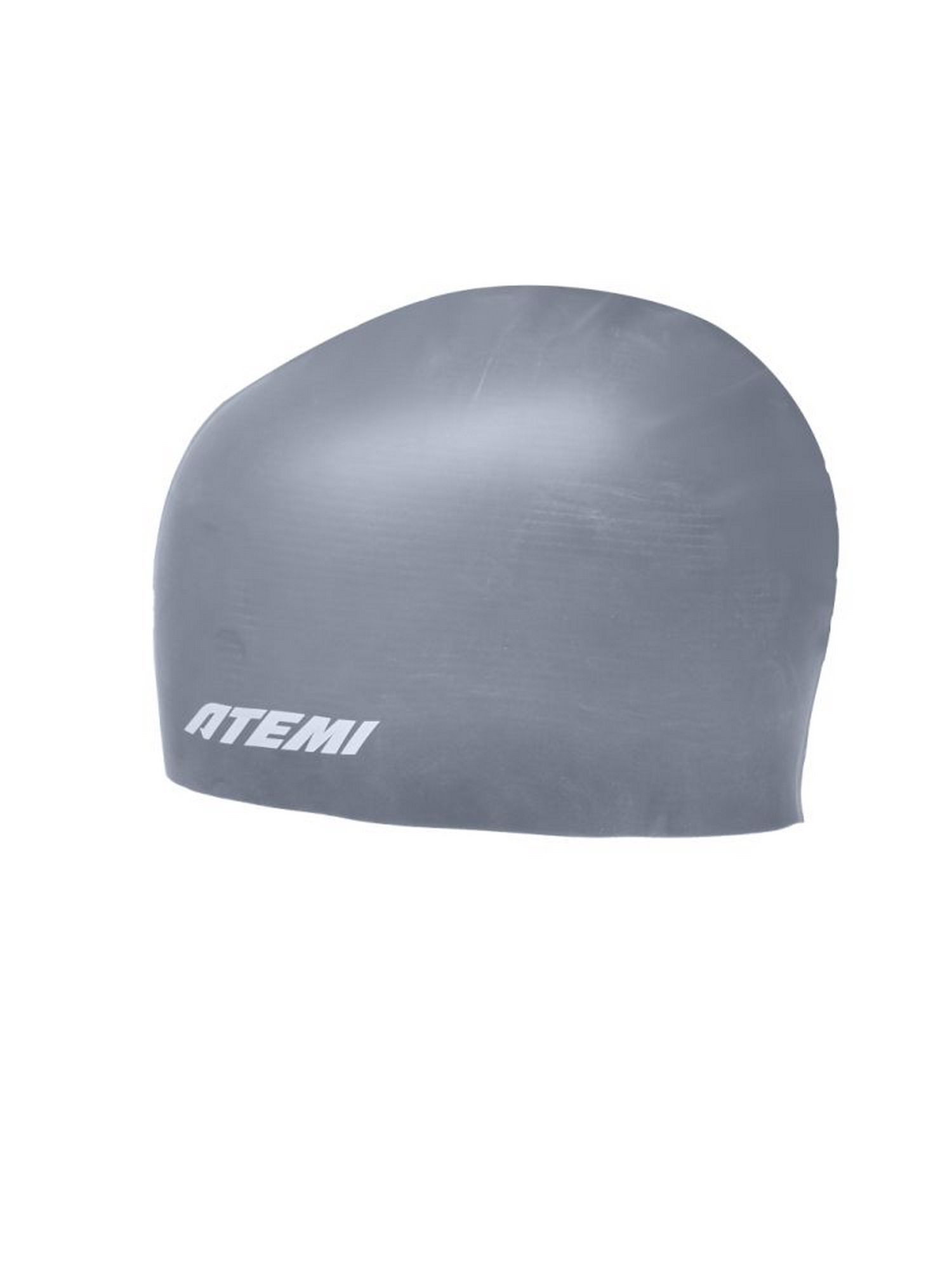 Шапочка для плавания Atemi kids silicone cap Asphalt grey KSC1GY серый 1500_2000