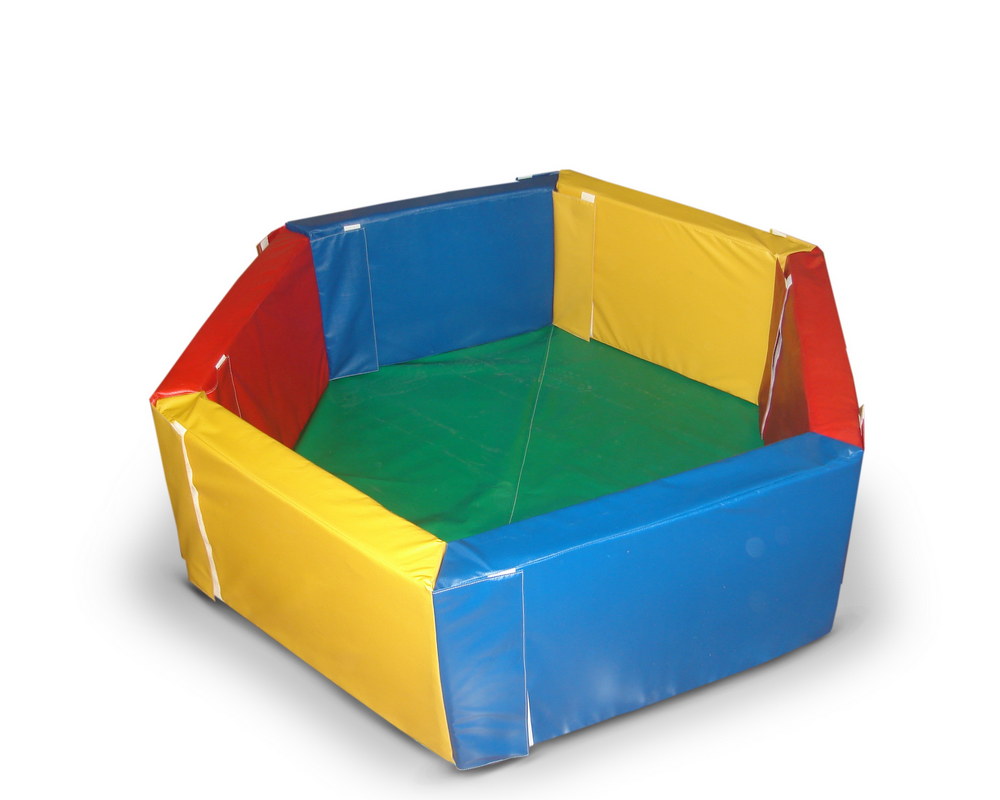 Сухой бассейн разборный шестиугольный расчитан на 800 шариков ФСИ 2283 1000_800