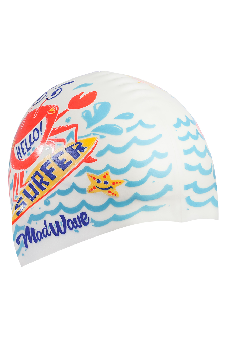 Юниорская силиконовая шапочка Mad Wave Surfer M0579 12 0 02W 870_1305