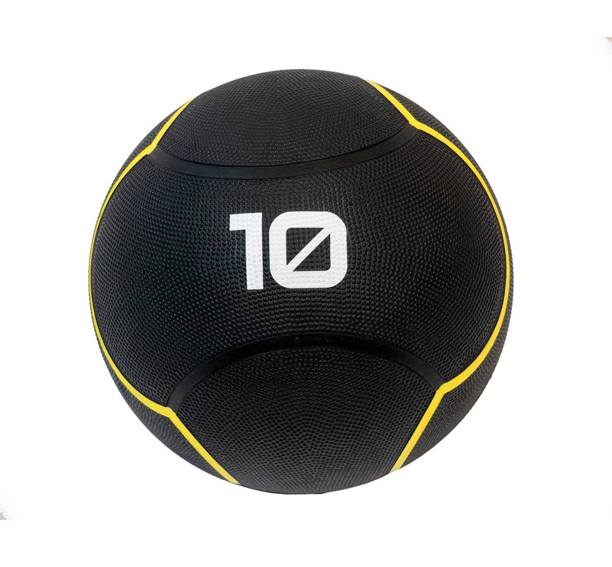 Мяч тренировочный 10 кг Original Fit.Tools FT-UBMB-10 черный 864_800