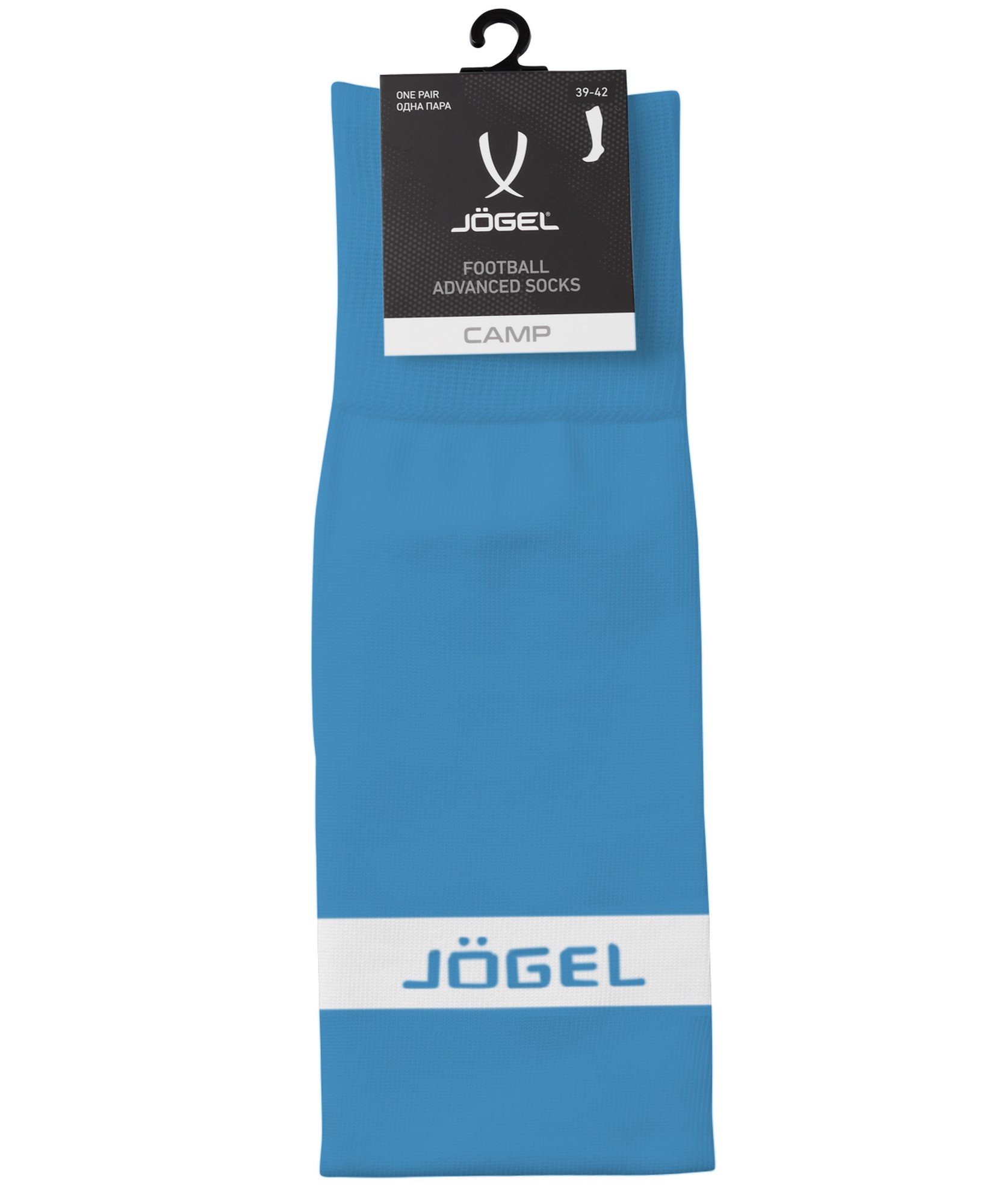 Гетры футбольные Jogel CAMP ADVANCED SOCKS голубой\белый 1663_2000