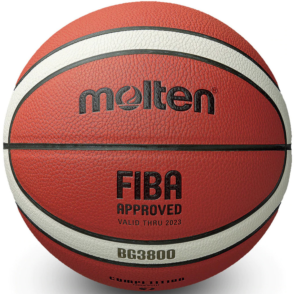 Мяч баскетбольный Molten B6G3800-1 р.6, FIBA Appr, синт.комп.кожа (ПУ),12 пан,бут.кам,нейл.корд,кор-беж-чер 1000_999