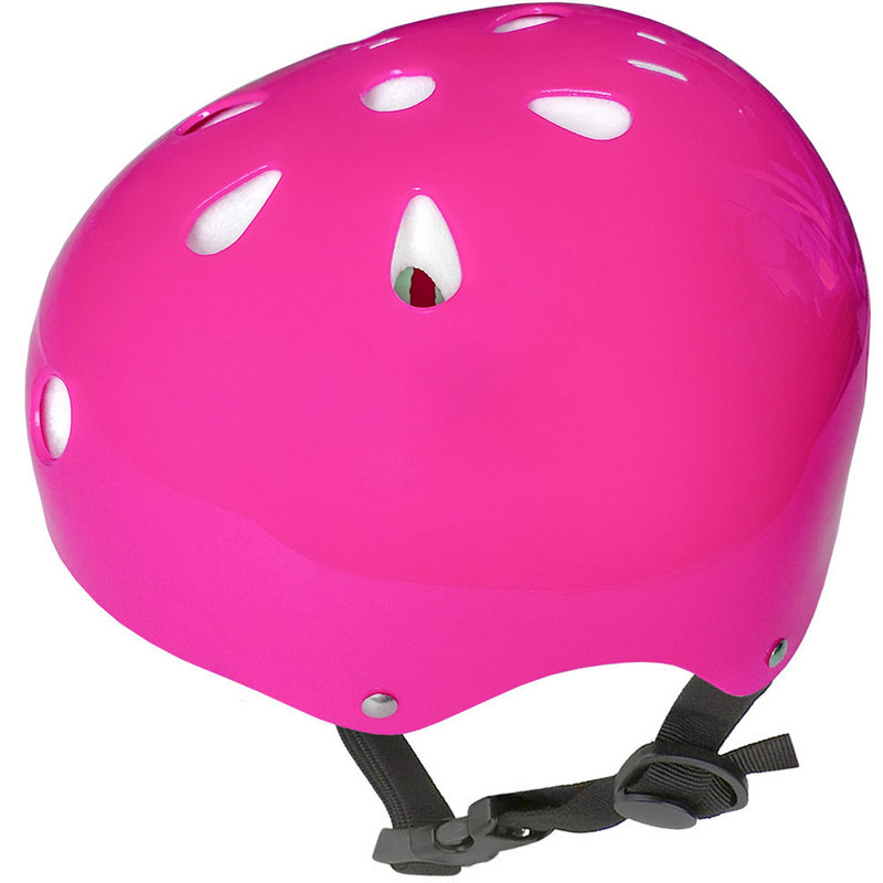 Шлем защитный Sportex универсальный JR F11721-2 (розовый) 800_800
