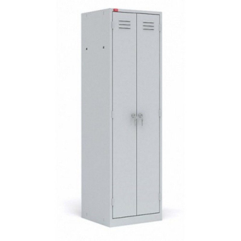 Шкаф металлический разборный 2-секционный для одежды СТ-22 1860x800x500мм (повышенной жесткости) 800_800