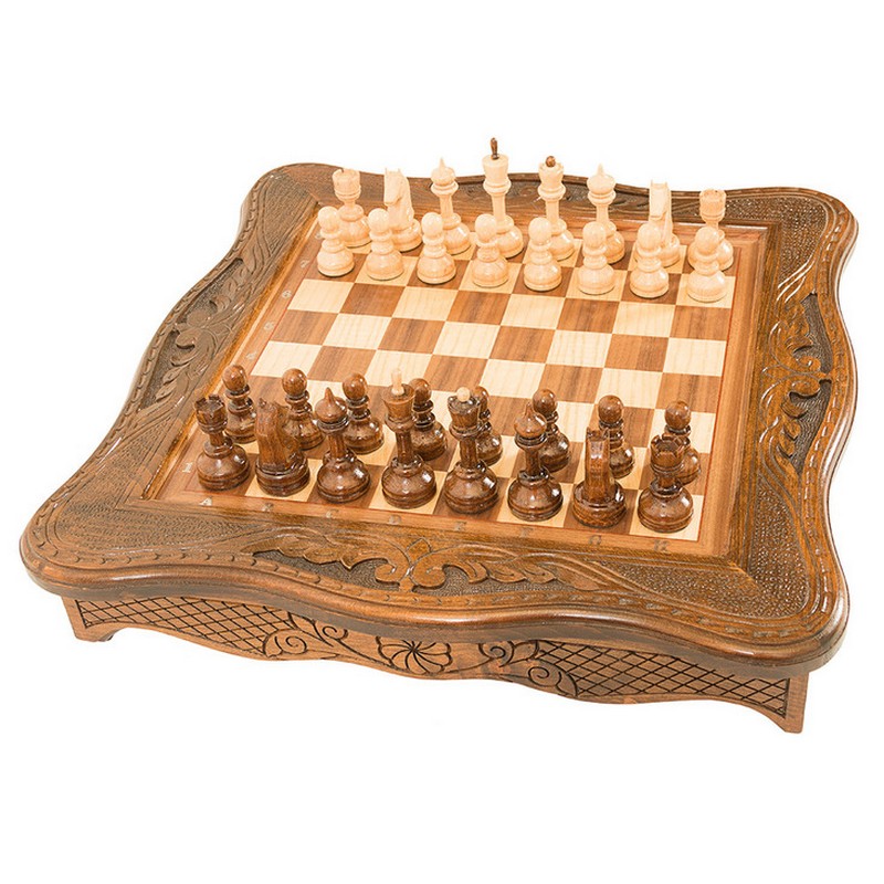 Шахматы резные Haleyan в ларце 50 kh141 800_800