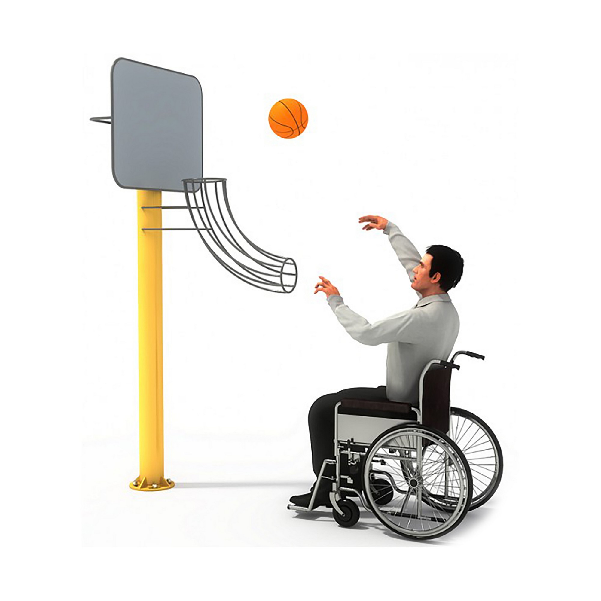 Баскетбольный щит для колясочников Hercules 35807 2000_2000