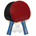 Набор для настольного тенниса (2 ракетки + 3 мяча) Double Fish 236A 120_120