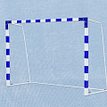 Ворота для мини-футбола\гандбола 3х2х1 глубина стальные мобильные Dinamika ZSO-002120 (пара) 120_120