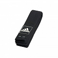 Пояс для тхэквондо Adidas Competition Black Belt 210см adiTBB02 черный 120_120