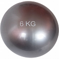 Медбол 6 кг, d20см Sportex MB6 серебро 120_120