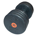 Гантель профессиональная хром/резина 46 кг. Iron King IK 500-46 120_120