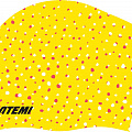 Шапочка для плавания Atemi long hair cap Point yellow TLH1PY принт 120_120